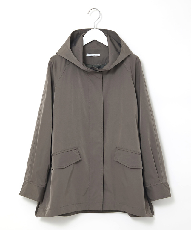 テントシルエット フーディー ジャケット