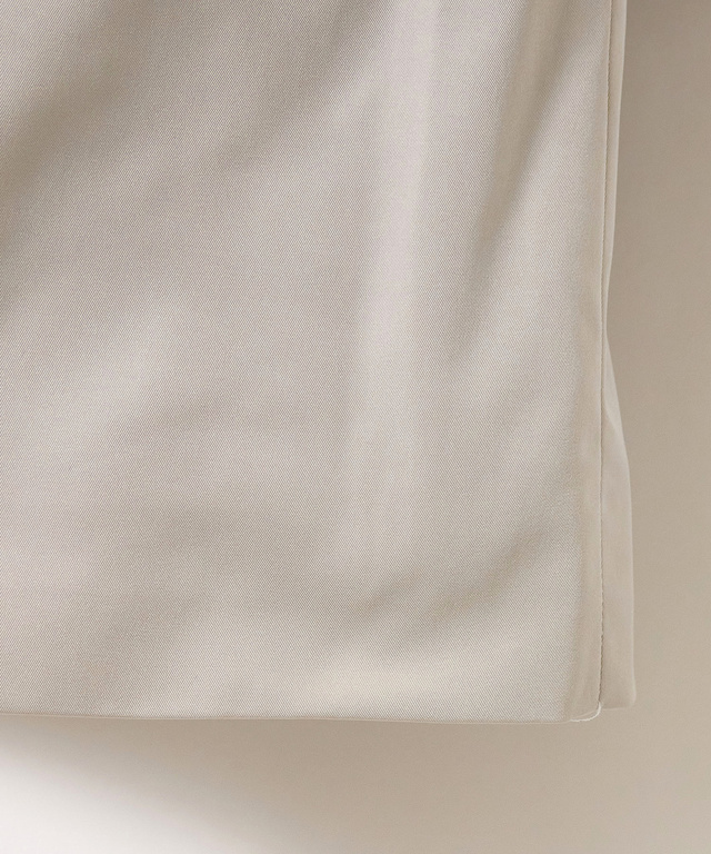 メタルボタン ノーカラー コート