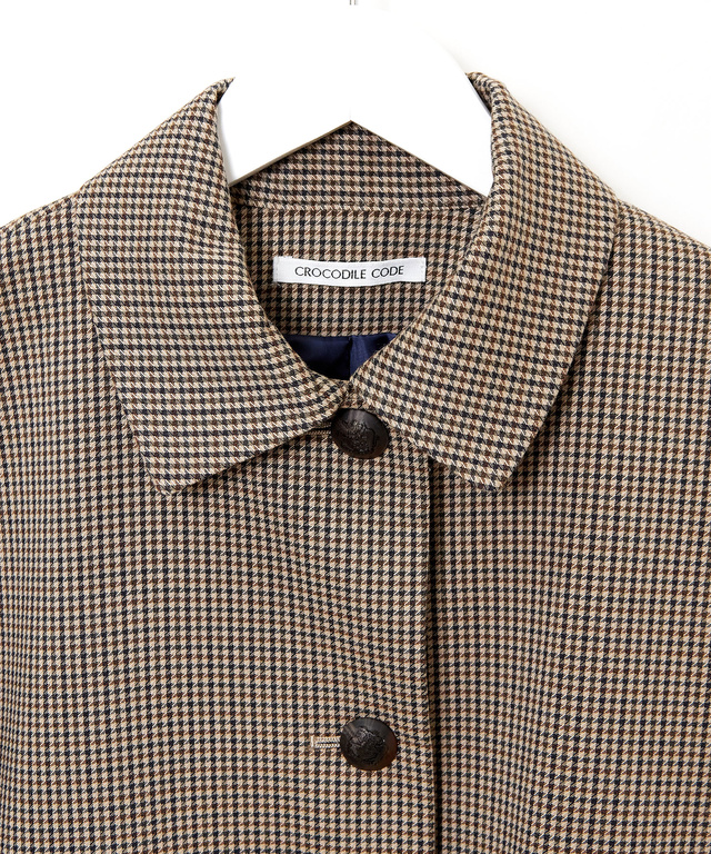 ステンカラー ショート丈 ジャケット