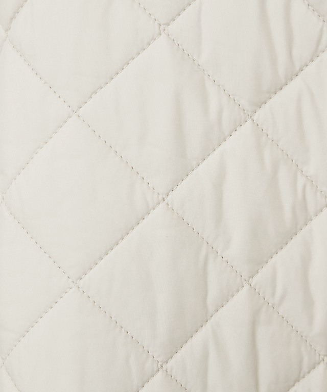 異素材 中綿キルティング ジャケット