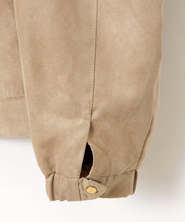 ノーカラー 微起毛 ジャケット