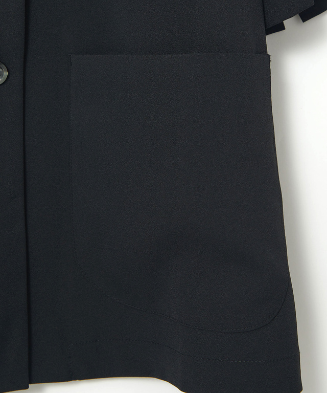 半袖 テーラードジャケット【接触冷感】【吸汗速乾】【UV加工】【オンラインショップ・一部店舗限定】