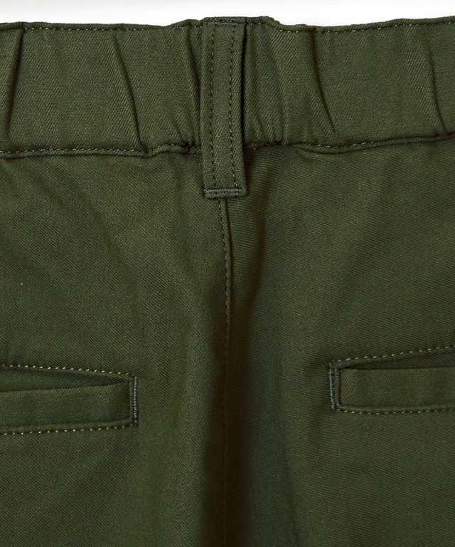 裏起毛 ベイカーステッチ パンツ