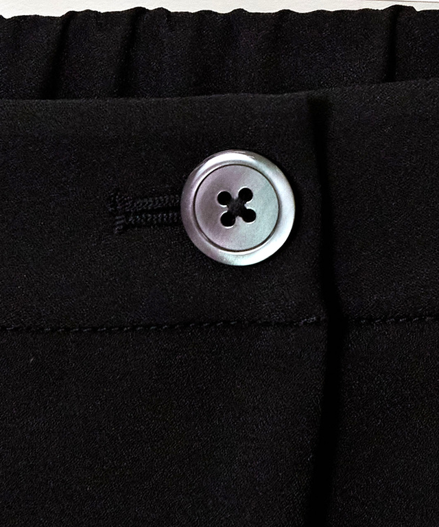 ラップ風 セミワイドパンツ【接触冷感】【吸汗速乾】