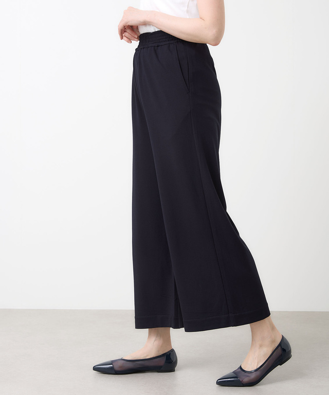 レーヨンブレンド カットソー ワイドパンツ