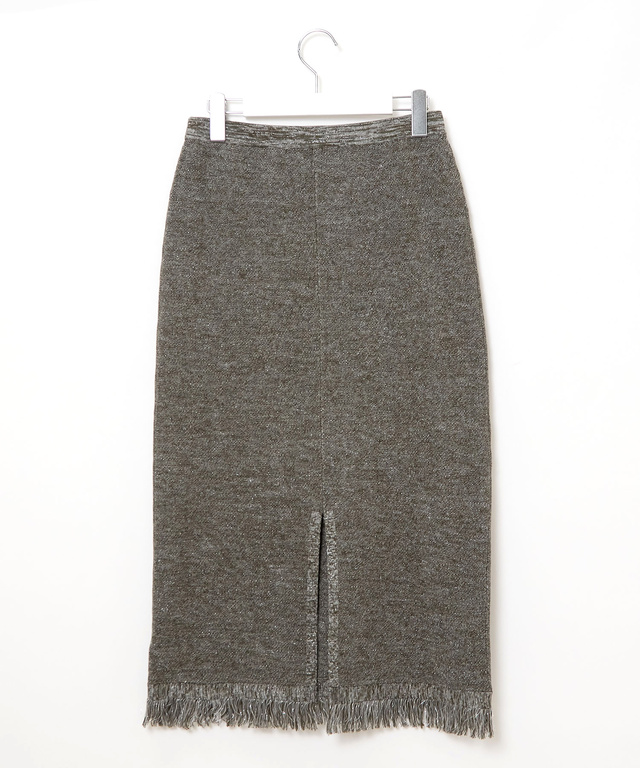 ラメ ニット スカート