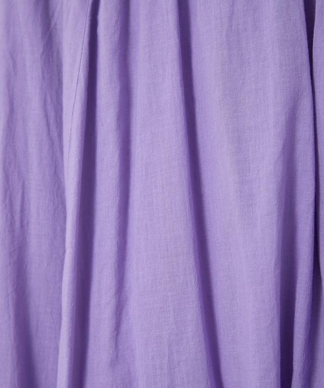 カラー ロングスカート