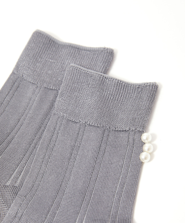 パール デザイン ソックス