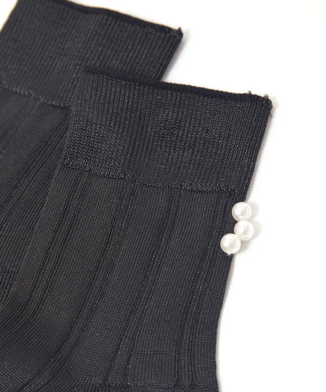 パール デザイン ソックス