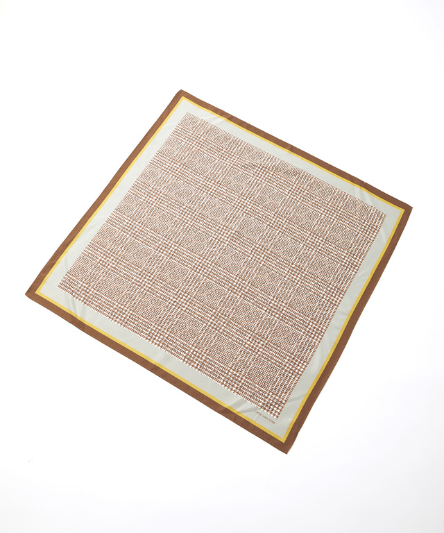 リバーシブル モノグラム スカーフ