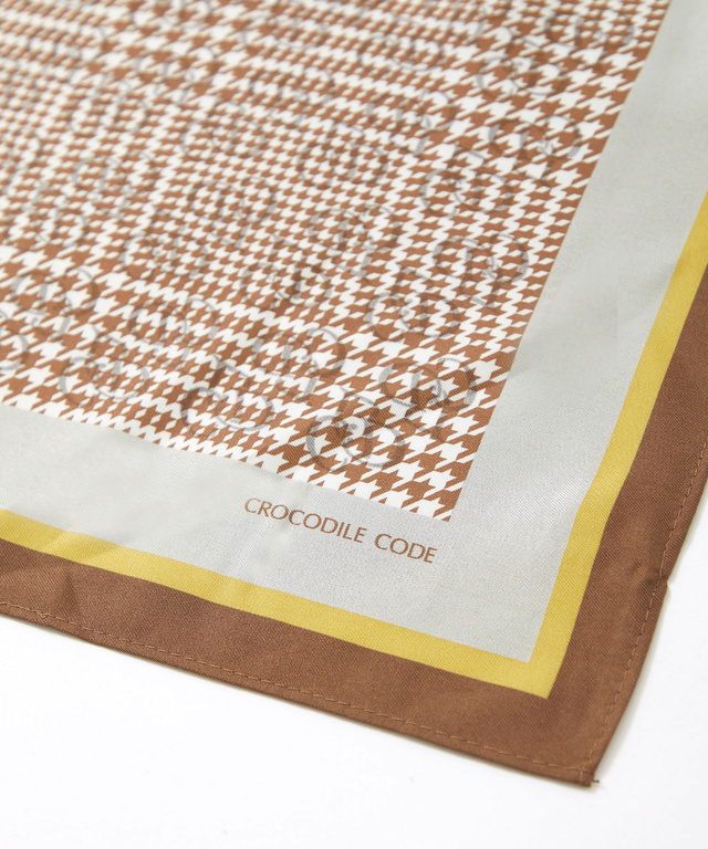 リバーシブル モノグラム スカーフ