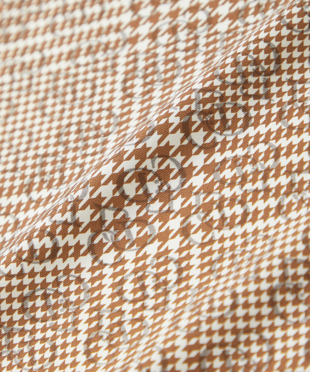 リバーシブル モノグラム スカーフ