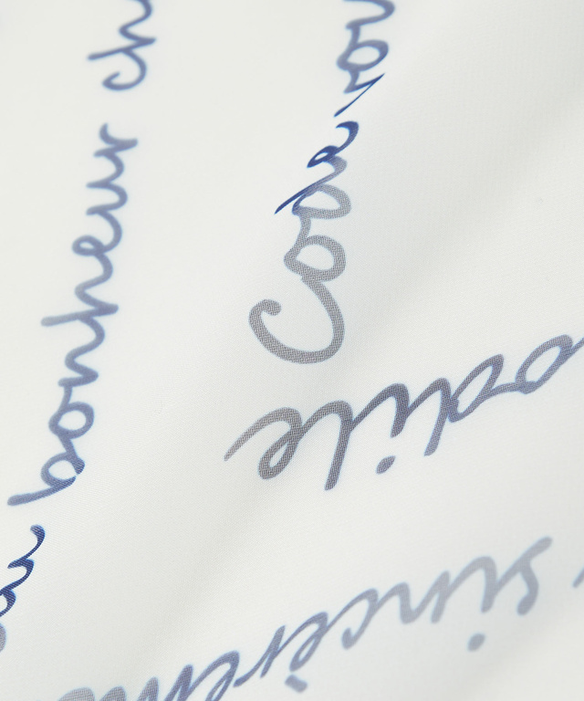 メッセージプリント スカーフ