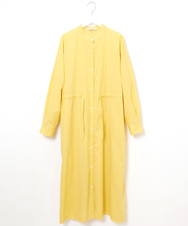 ドビーストライプ シャツワンピース
