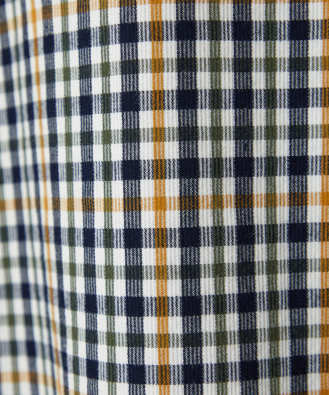 クロコダイルタータンチェック プルオーバー ブラウス