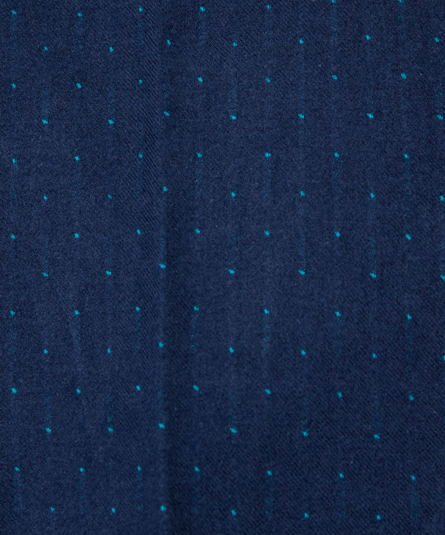 ドットドビー ショールカラー ブラウス