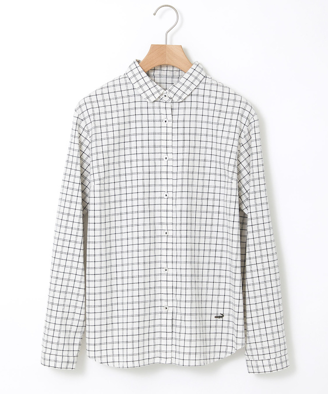 コットン チェック ブラウス【一部店舗限定】