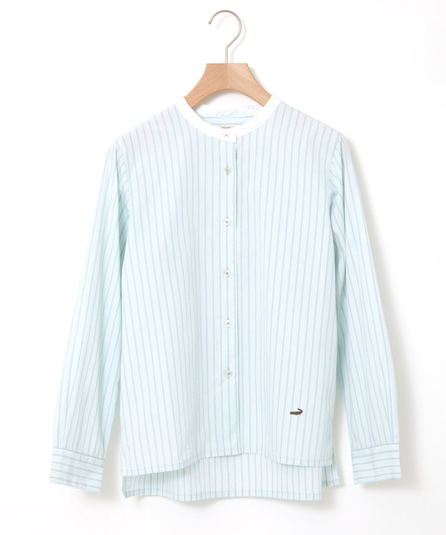 クレリック ストライプ ブラウス