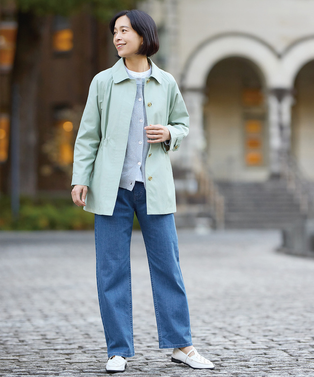 クレリック ストライプ ブラウス