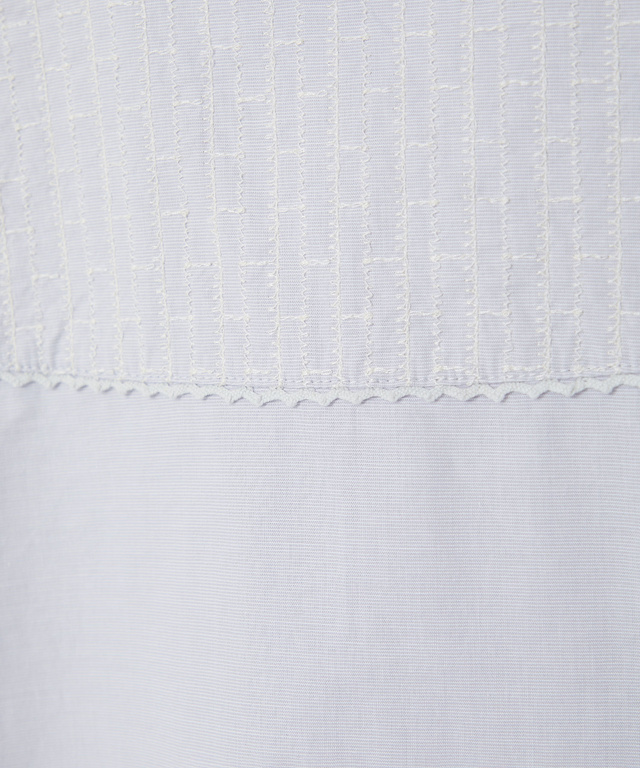 スタンドカラー 刺繡 ブラウス