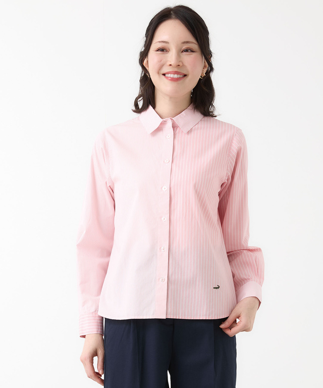 クレイジー ストライプ ブラウス