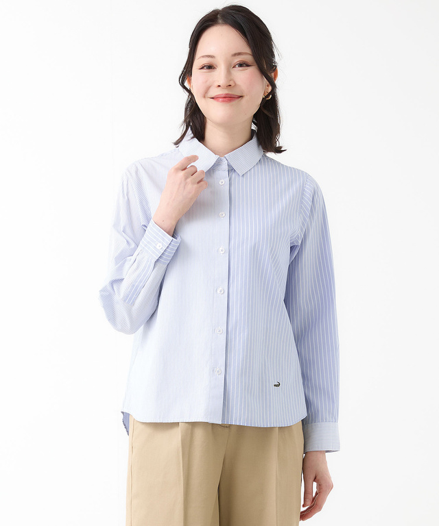 クレイジー ストライプ ブラウス