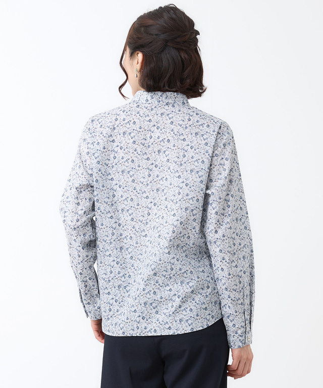 フラワープリント ブラウス【オンラインショップ・一部店舗限定】