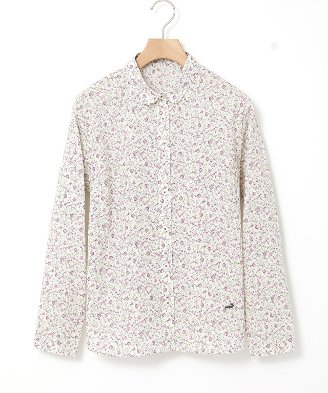 フラワープリント ブラウス【オンラインショップ・一部店舗限定】