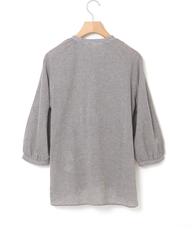 サッカー ミニギンガム ブラウス