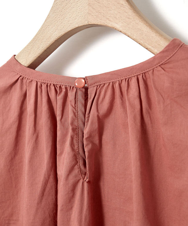 袖刺繍 プルオーバー ブラウス