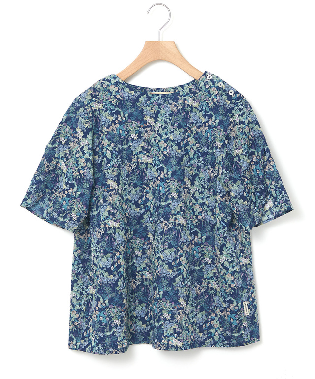 ミラクルウェーブ 花柄 ブラウス【オンラインショップ限定】