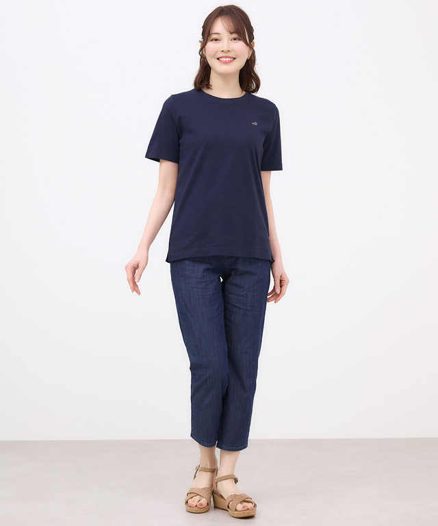 コットン クルーネック Tシャツ
