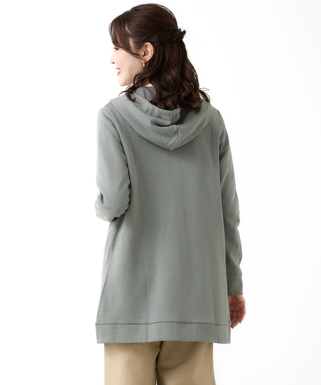 裏毛 チュニック パーカー【オンラインショップ限定】