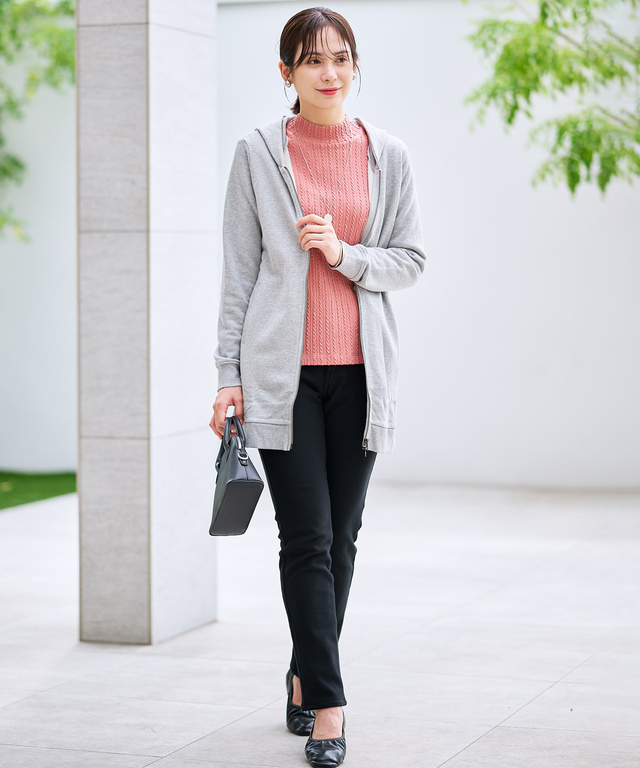 裏毛 チュニック パーカー【オンラインショップ限定】