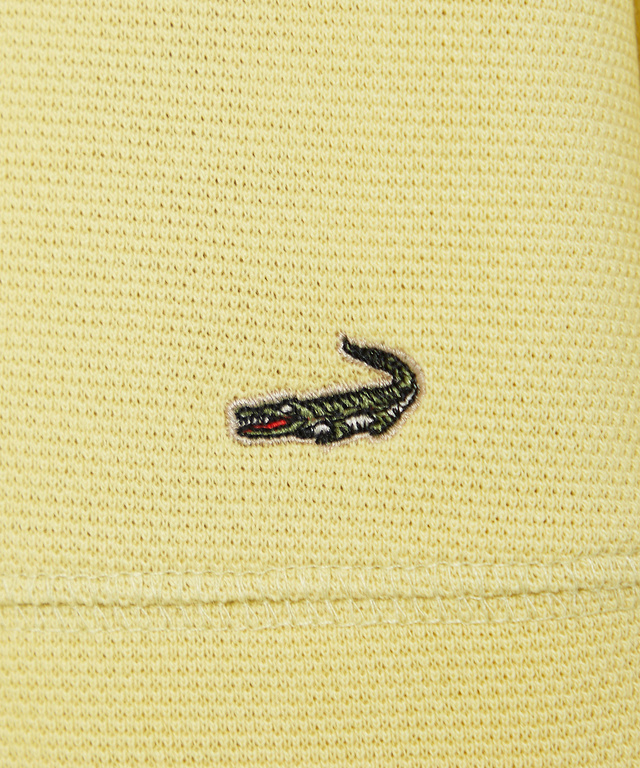 コットンブレンド ニット調 カットカーディガン