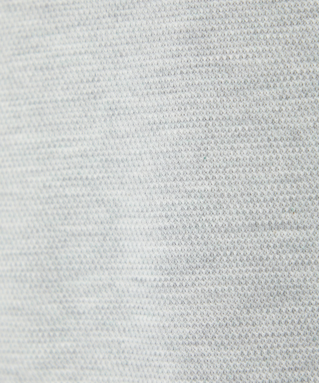 コットンブレンド ニット調 カットカーディガン