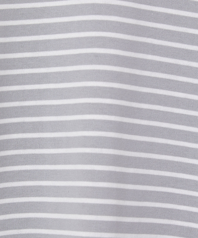 モックネック ボーダー Tシャツ