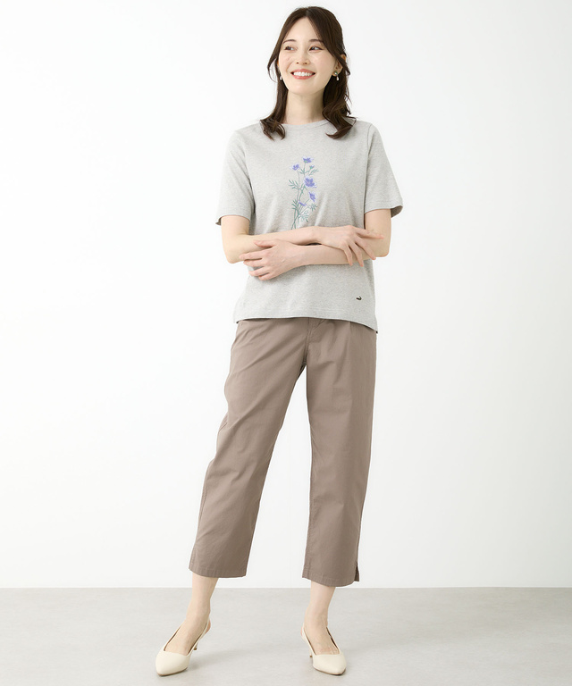 コスモス プリント Tシャツ