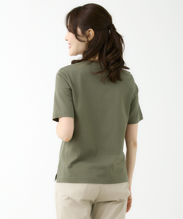 コスモス プリント Tシャツ