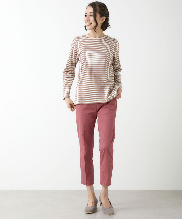 コットン マルチボーダー Tシャツ