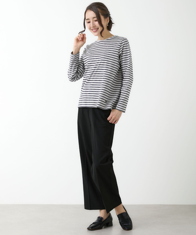 コットン マルチボーダー Tシャツ