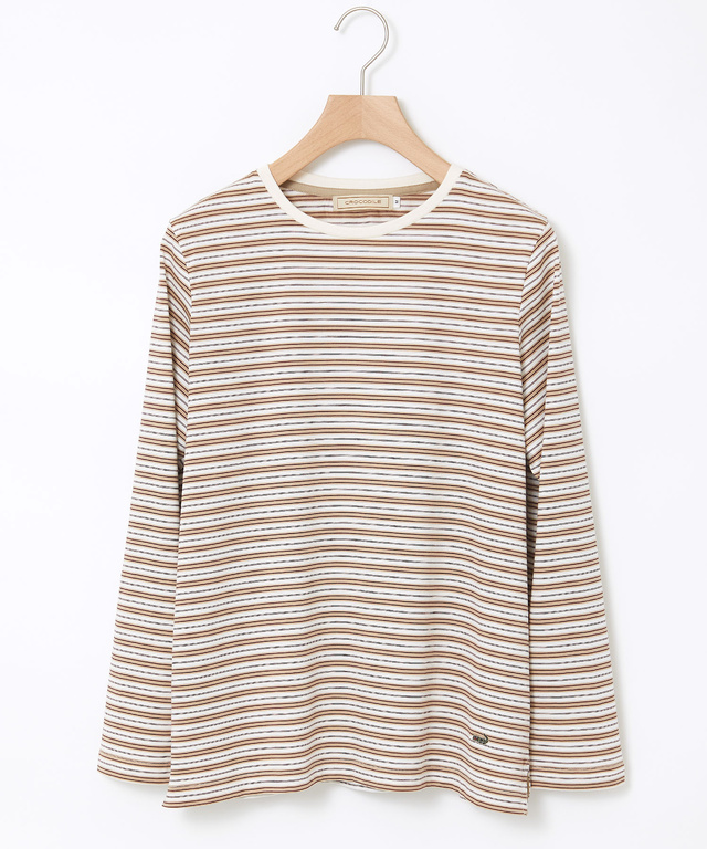 コットン マルチボーダー Tシャツ