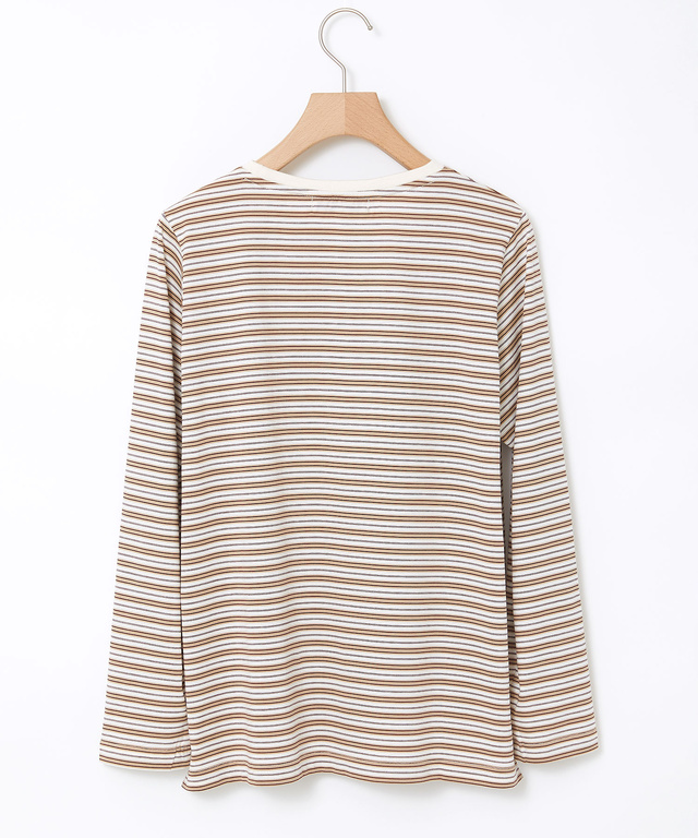 コットン マルチボーダー Tシャツ