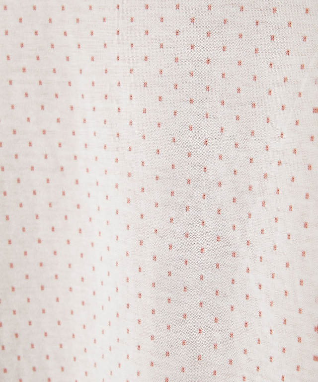 ドット柄 ハイネック プルオーバー