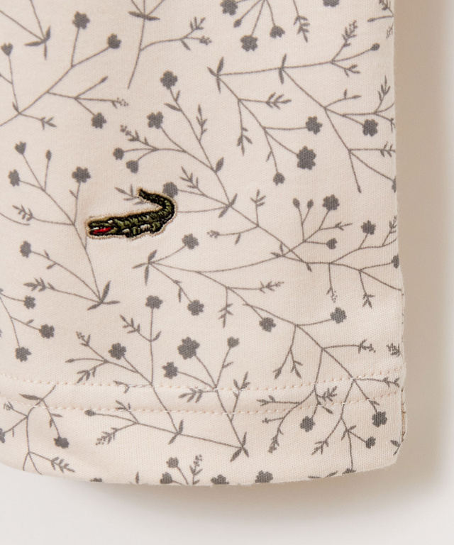 花柄プリント ハイネック プルオーバー