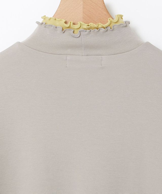 メロー ハイネック カットソー