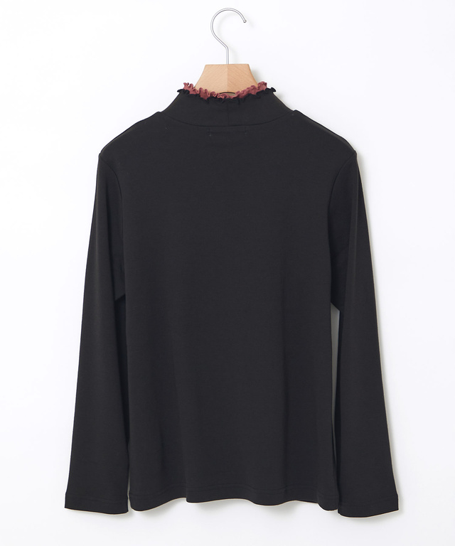 メロー ハイネック カットソー