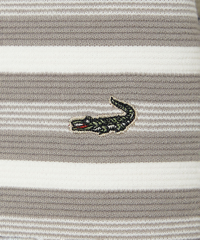 スクエアネック ボーダー プルオーバー　