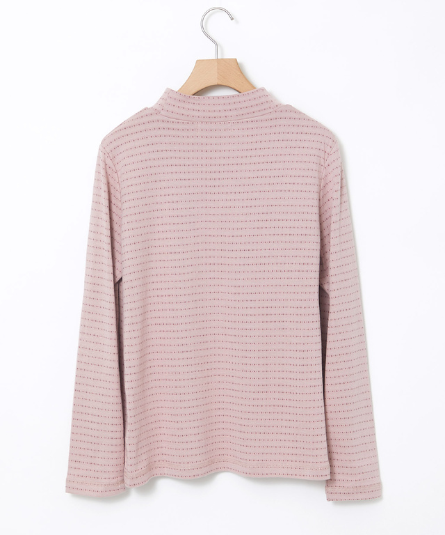 接結 ハイネック カットソー