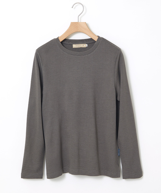 ダブルフェイス クルーネック カットソー